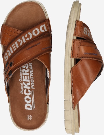 Dockers by GerliNatikače s potpeticom - smeđa boja
