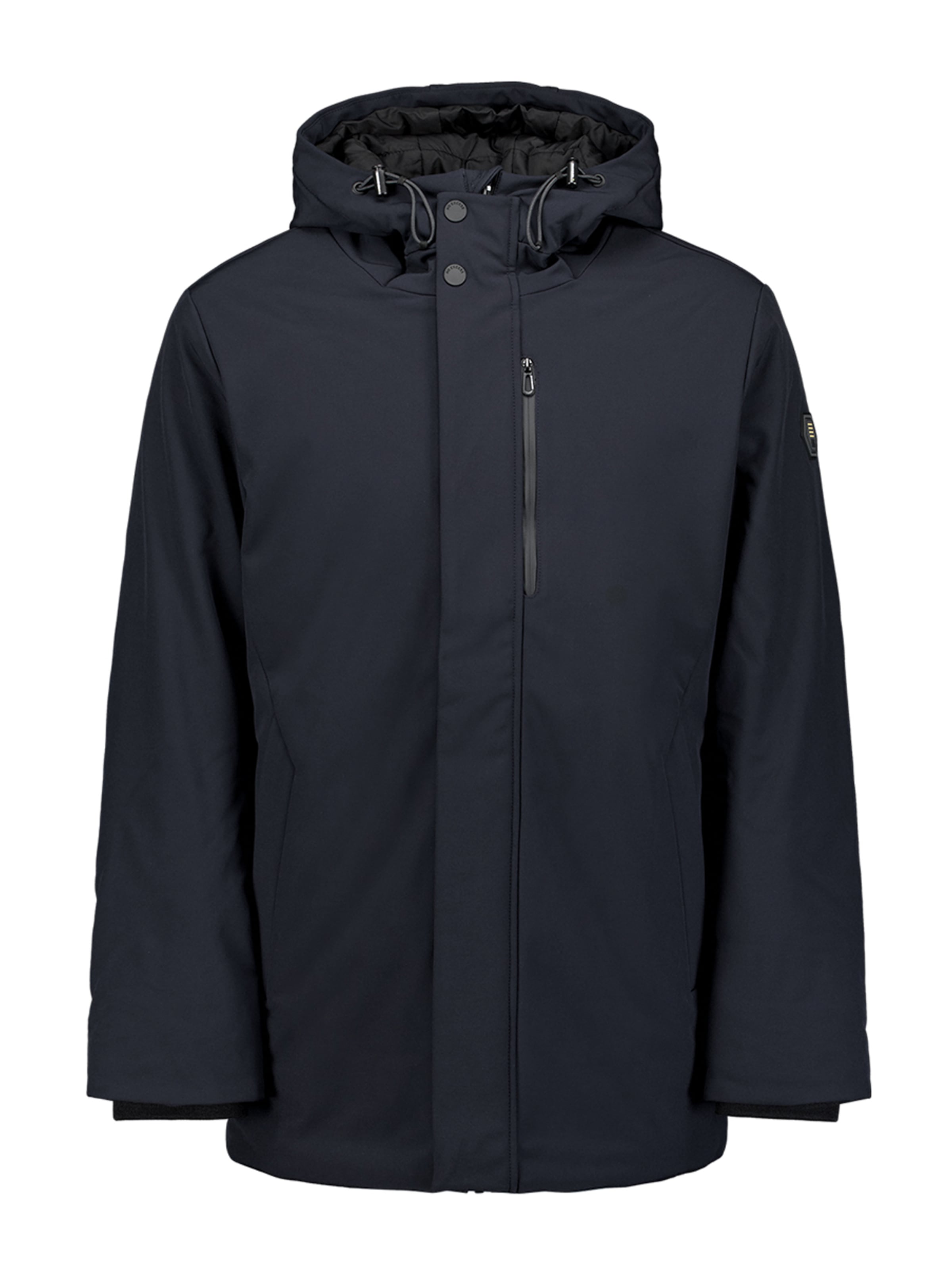 No Excess Functionele jas in Blauw: voorkant