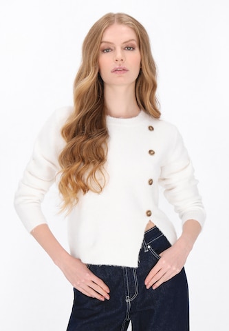 balta DreiMaster Vintage Megztinis: priekis