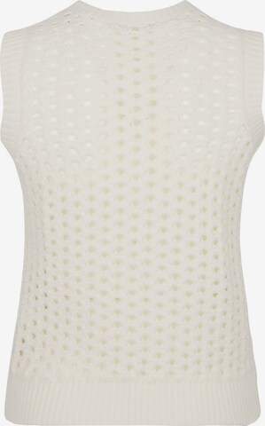 DICKIES Knitted Vest 'MAPLETON' in White