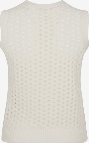 DICKIES Knitted Vest 'MAPLETON' in White