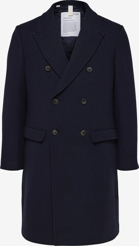 Manteau mi-saison 'Archive' SELECTED HOMME en bleu : devant