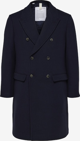 SELECTED HOMME Between-Seasons Coat 'Archive' in Blue: front