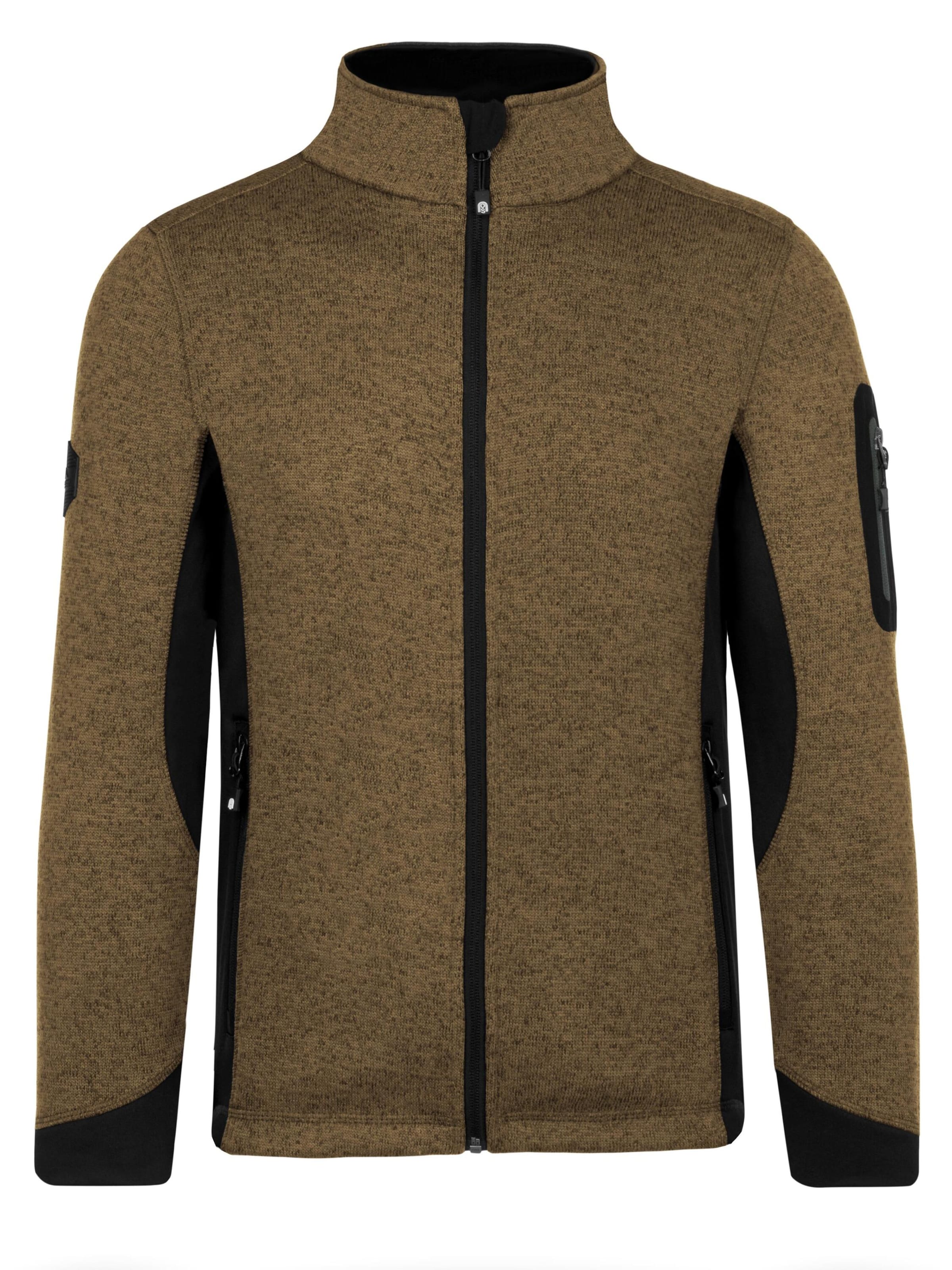 normani Fleece jacket ' Wapusk ' in Brown: front