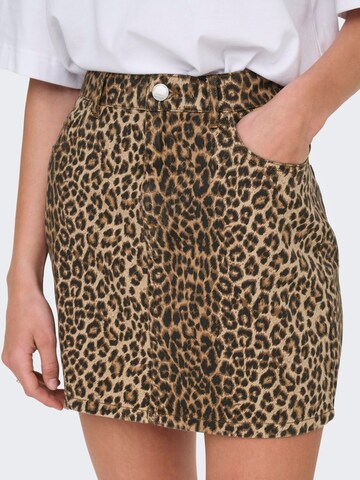 ONLY Skirt 'ONLNaomi' in Brown
