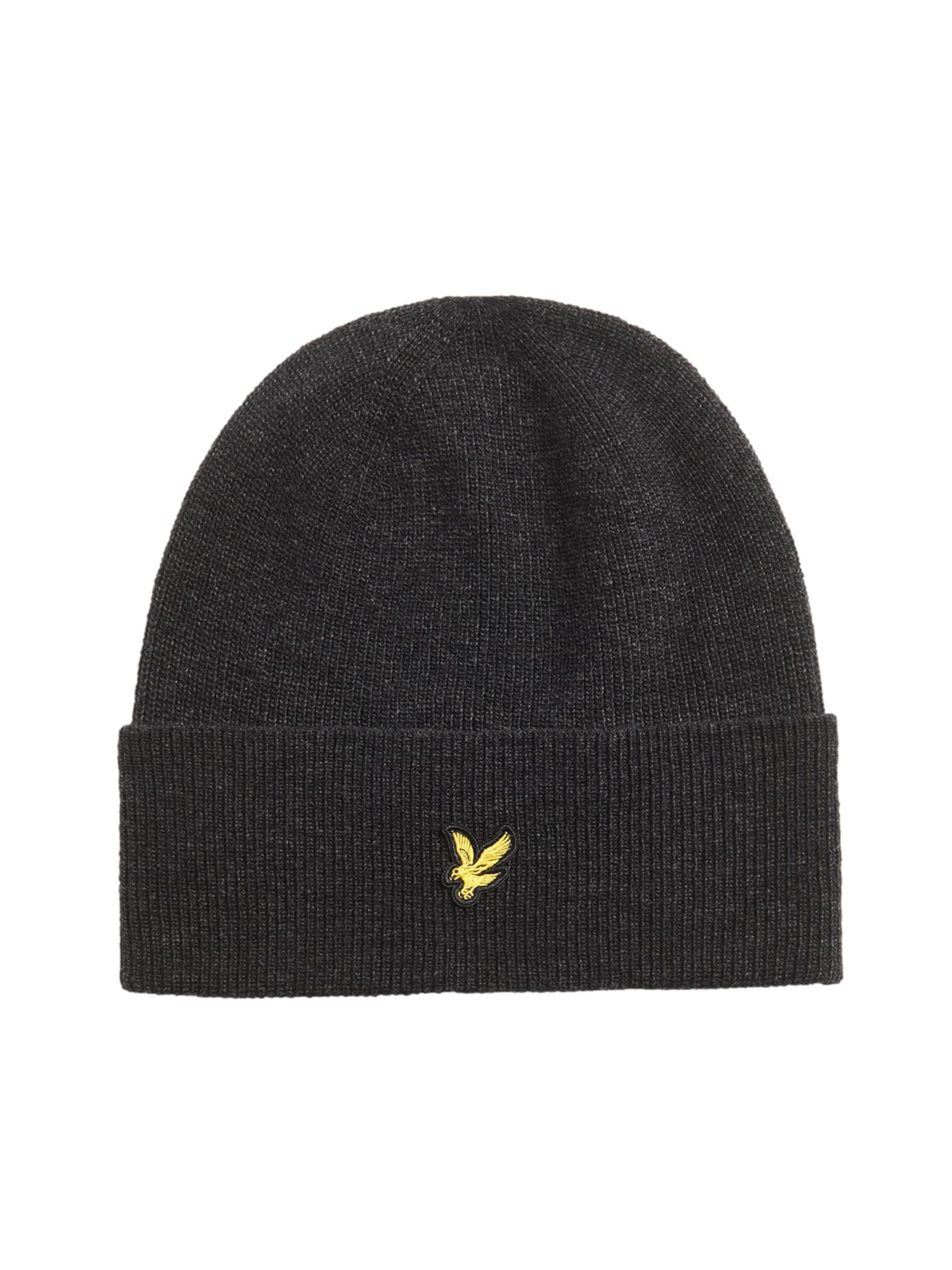 Lyle & Scott Beanie in Dark yellow / Black, Item view