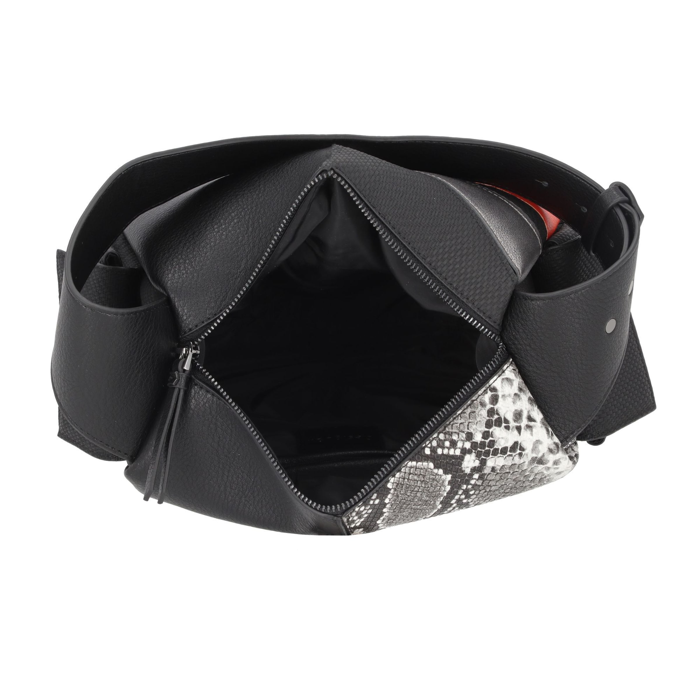 Desigual Schultertasche in Schwarz