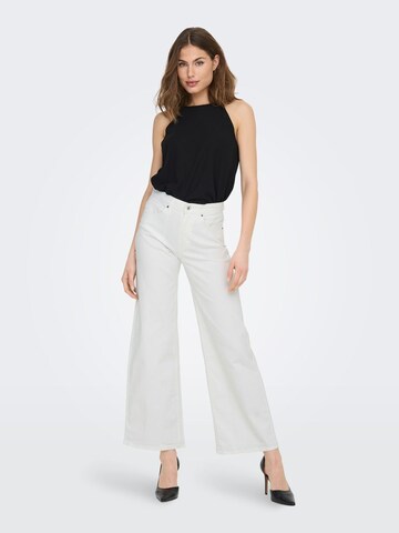 Wide Leg Pantalon 'Madison' ONLY en blanc