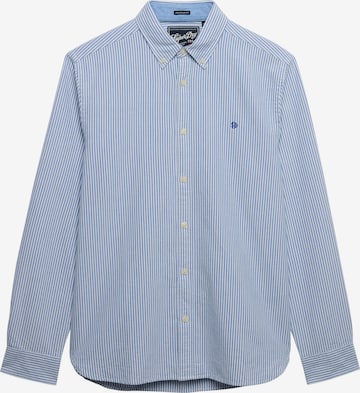 Fit confort Chemise 'Oxford Preppy' Superdry & Co en bleu : devant