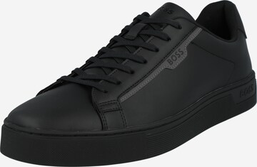 BOSS Sneakers laag 'Rhys' in Zwart: voorkant