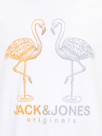 Jack & Jones Plus Tričko 'JORSPLIT' - Biela