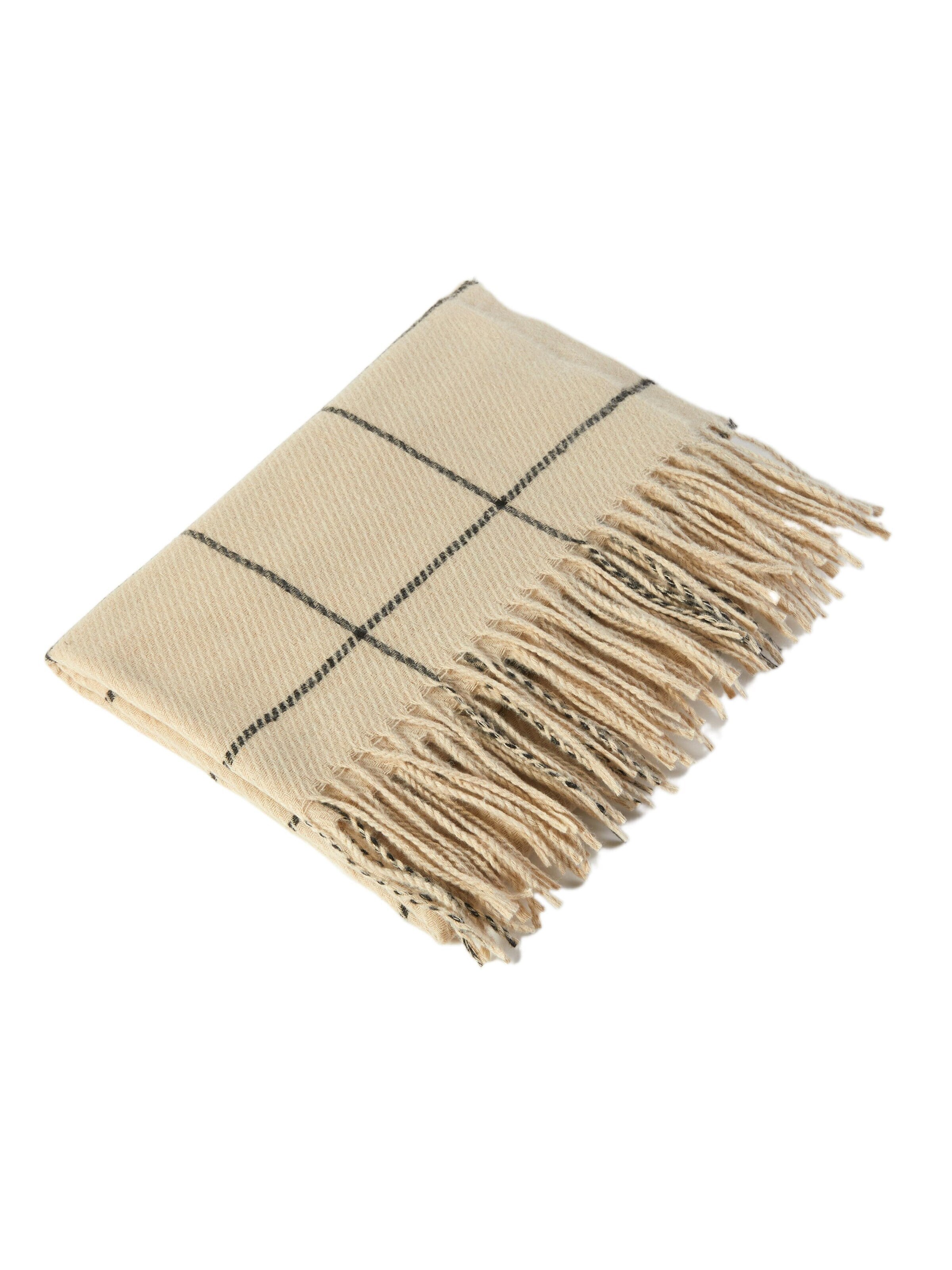 alberto cabale Halsduk 'Line' i beige