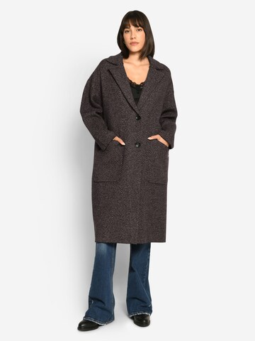 White Label by RoFa Knitted Coat in Brown