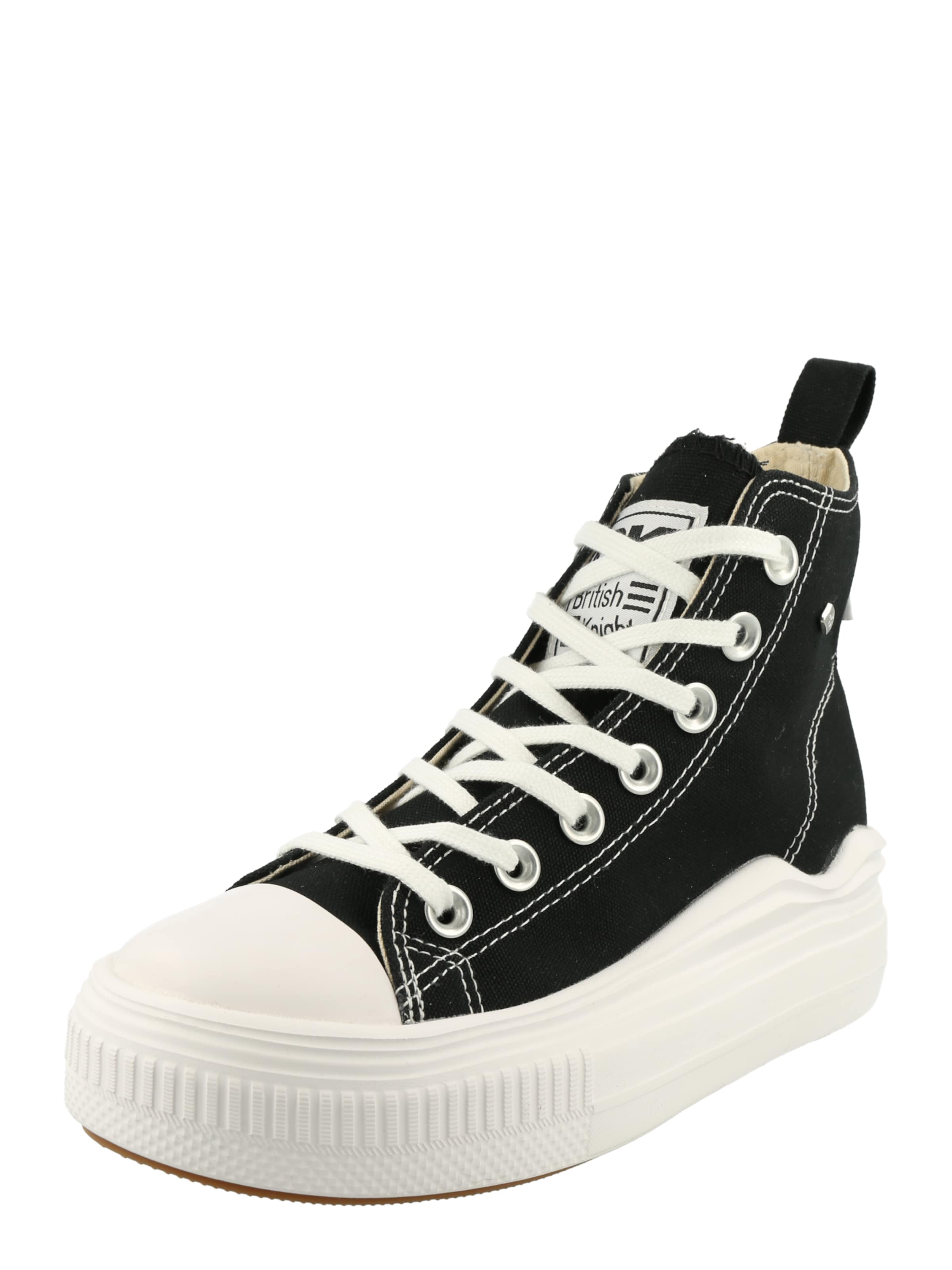 Baskets hautes 'Kaya Flow' BRITISH KNIGHTS en noir : devant