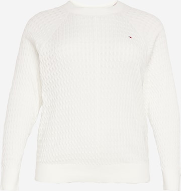 Tommy Hilfiger Curve Pullover in Beige: predná strana