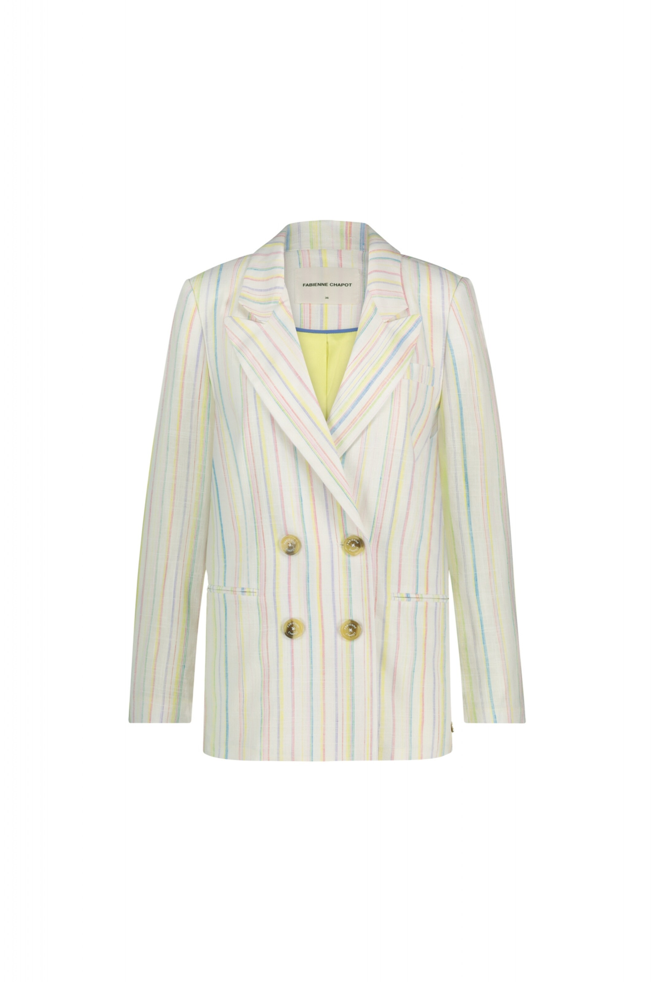 Fabienne Chapot Blazers in Beige: voorkant