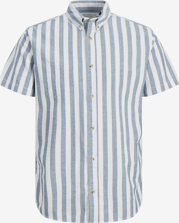 JACK & JONES Regular fit Button Up Shirt 'FRED' in Blue: front