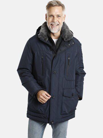 Jan Vanderstorm Weatherproof jacket 'Botulfr' in Blue: front
