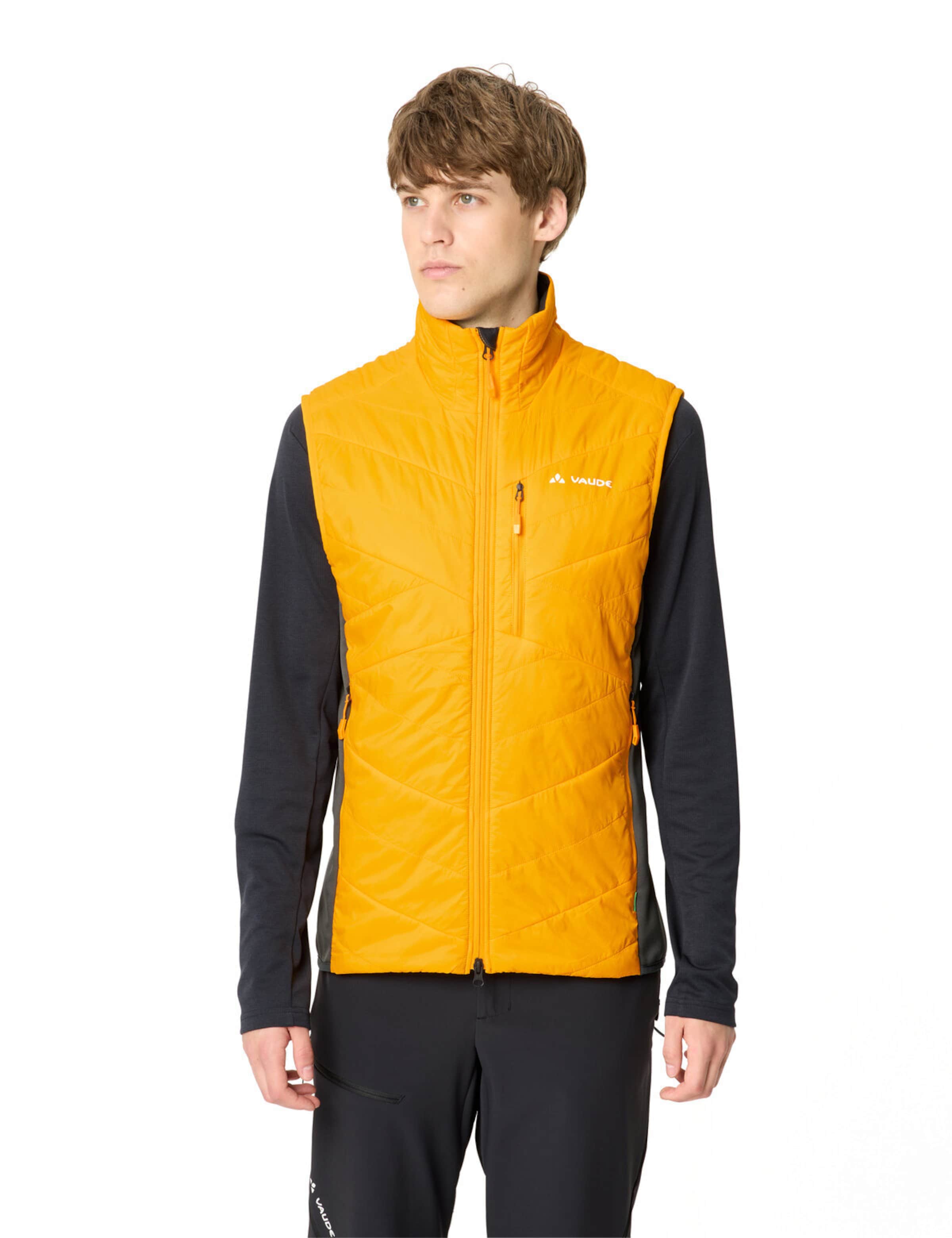 VAUDE Sports vest 'Sesvenna IV' in Yellow: front