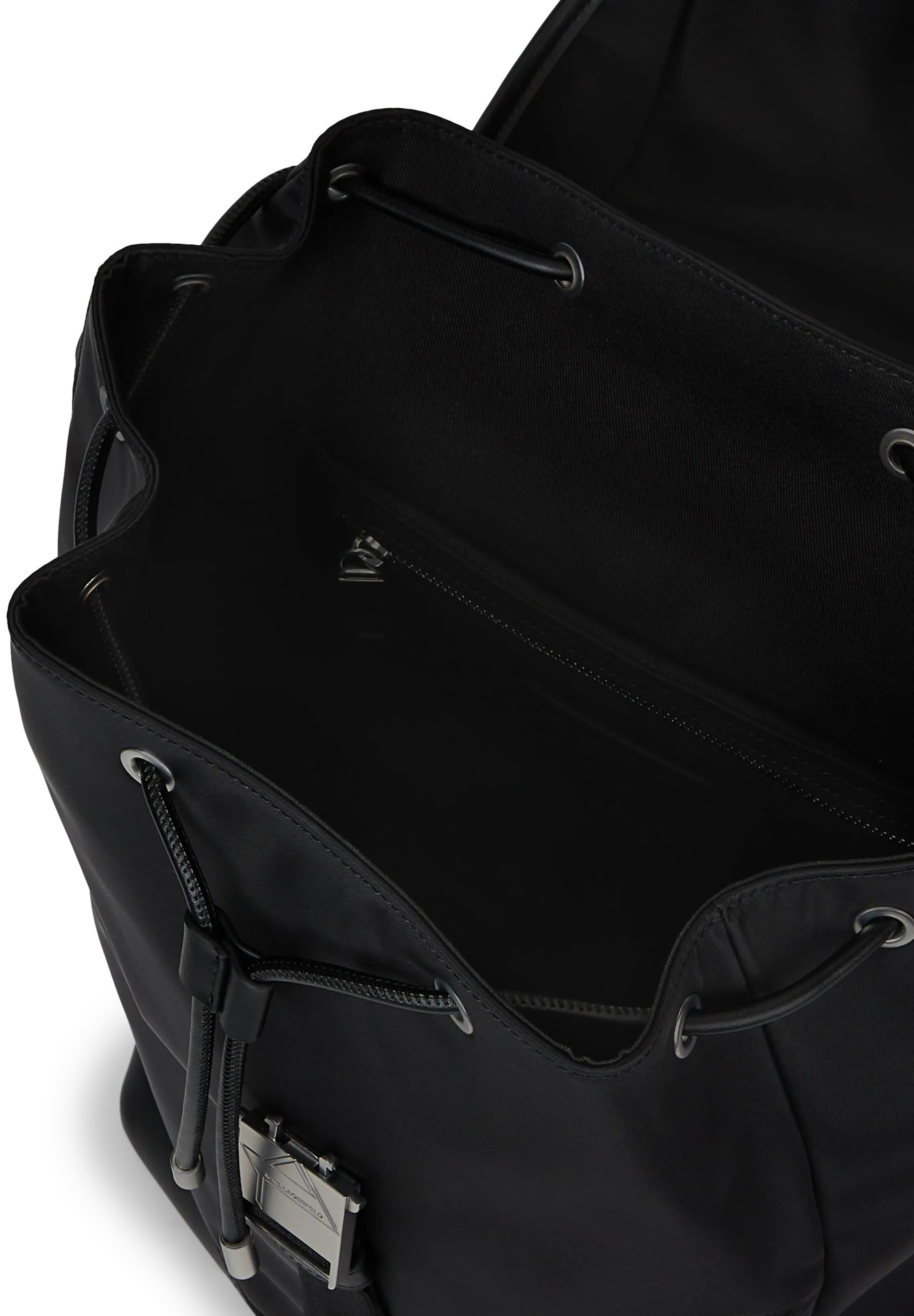 Karl Lagerfeld Rugzak 'K/Nylon' in Zwart