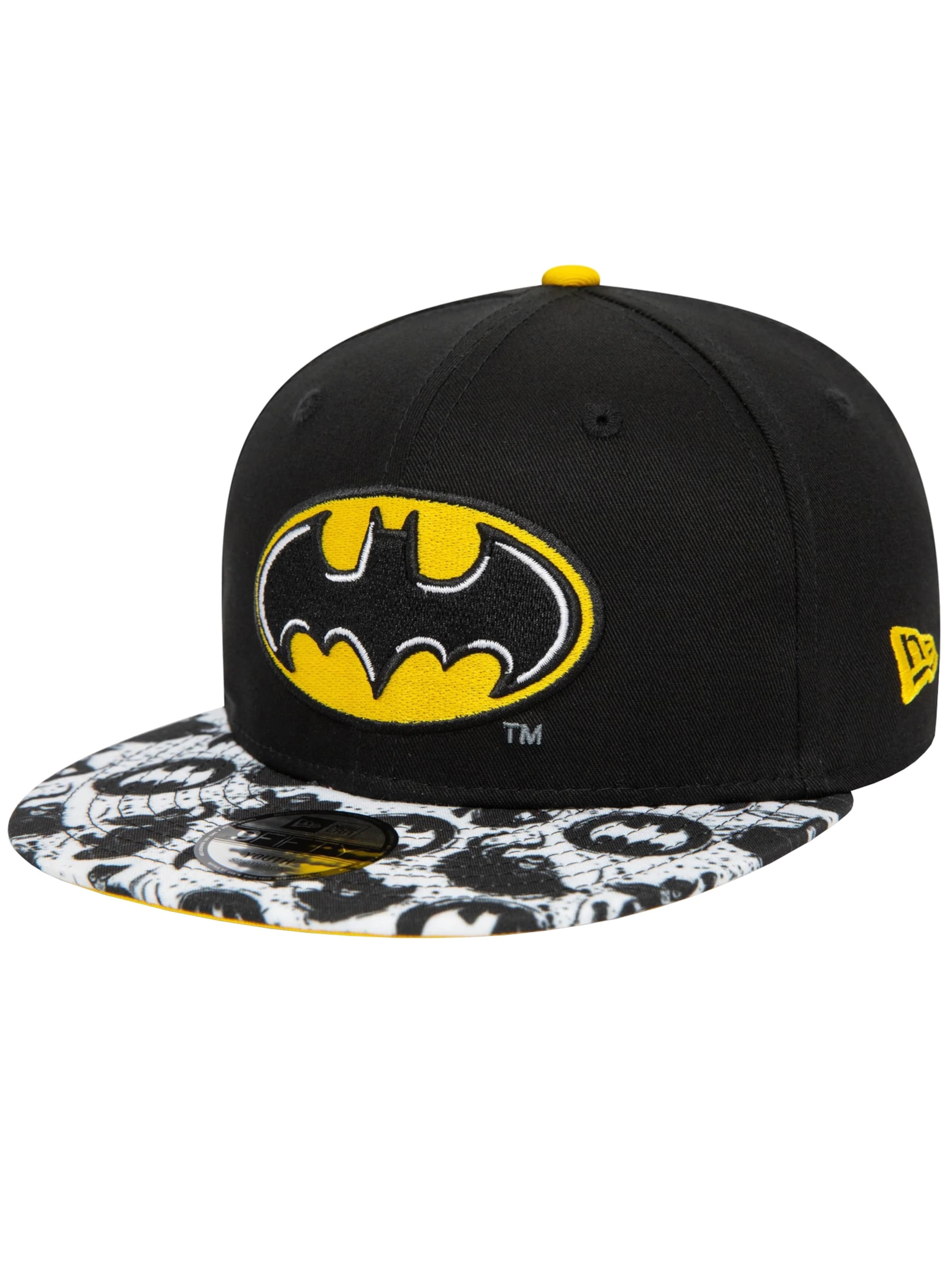 NEW ERA Hut 'New Era Super Aop 950 Batman Kids Cap'‌‌‌‌‌‌‌‌‌‌ in Schwarz: Vorderseite
