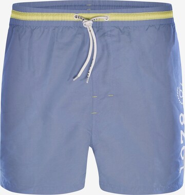 bugatti Zwemshorts ' Percy ' in Blauw: voorkant