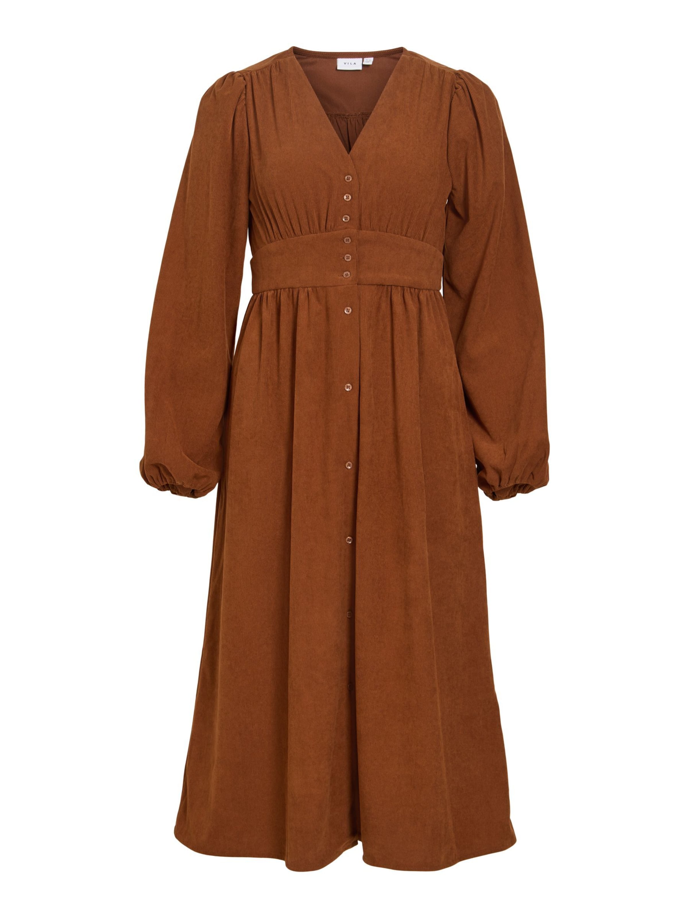Robe 'ELSA ' VILA en marron : devant