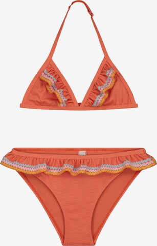 Shiwi Triangle Bikini in Orange: front