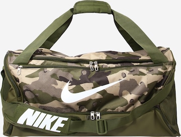 NIKE Sports Bag 'Brasilia' in Green: front