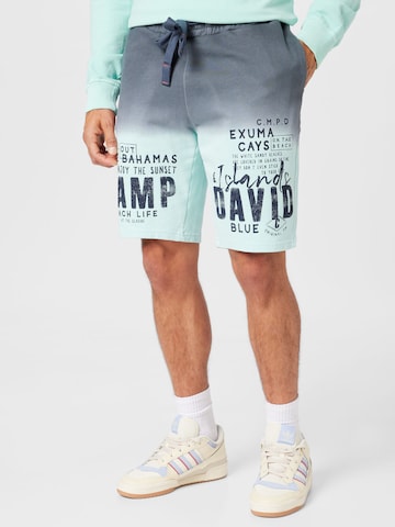 CAMP DAVID Regular Pants in Grey: front