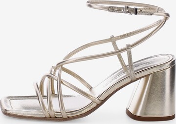 Kennel & Schmenger Strap Sandals 'JULIE' in Gold: front