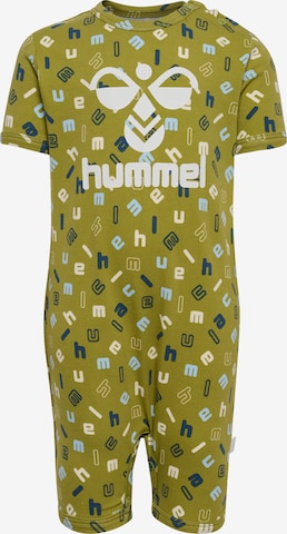 Hummel Overall 'GLADLY' in Groen: voorkant