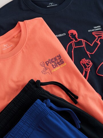 Next Къса пижама в синьо