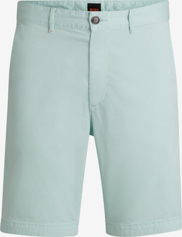 BOSS Chino Pants in Green: front