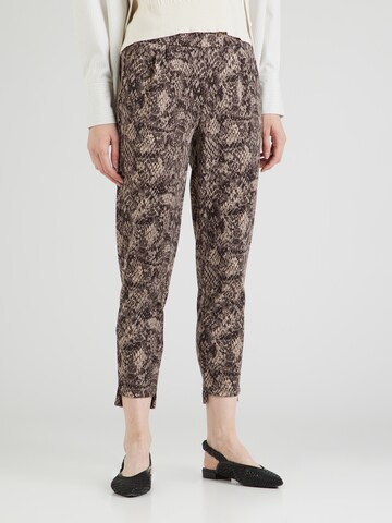 Tapered Pantaloni con pieghe 'IH Kate' di ICHI in marrone: frontale