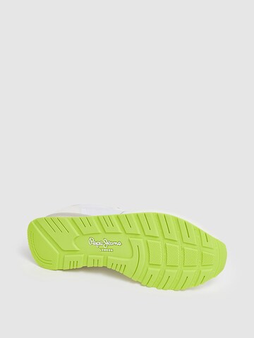 Pepe Jeans Sneakers laag 'Brit Neon' in Wit