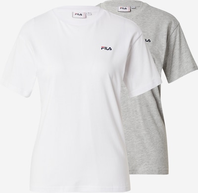 FILA Sportshirt 'BARI' in navy / graumeliert / rot / weiß, Produktansicht