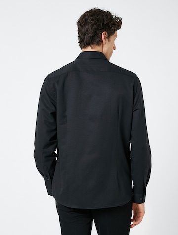 Koton Regular fit Button Up Shirt in Black