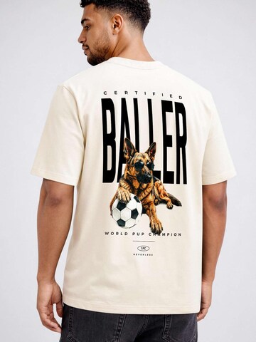 Neverless Shirt 'Pub Champion'‌‌‌‌‌‌‌‌ in Beige