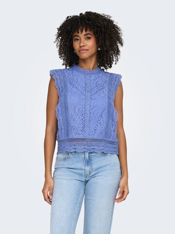 ONLY Bluse 'ONLKARO' i blå: forside