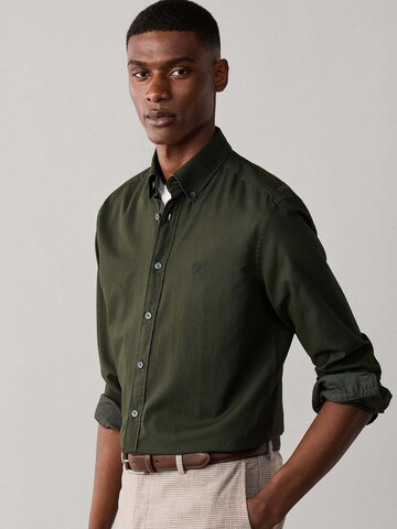 Regular fit Camicia 'Oxford' di Hackett London in verde