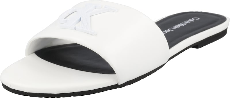 Calvin Klein Jeans Pantolette in Weiß Calvin Klein Jeans Pantolette in Weiß