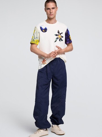 T-Shirt 'Cosmos' Desigual en blanc