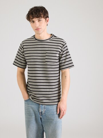 T-Shirt INDICODE JEANS en noir : devant