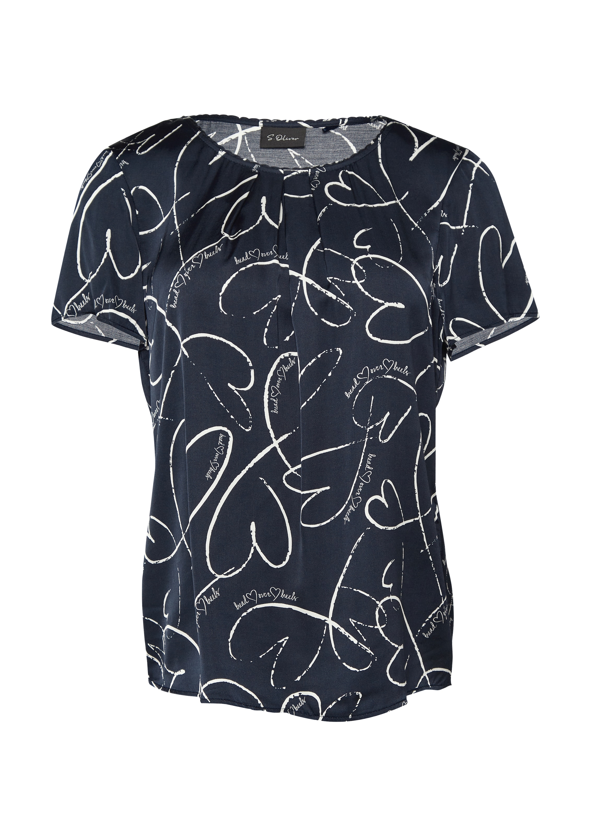 s.Oliver BLACK LABEL Halenka – modrá: přední strana