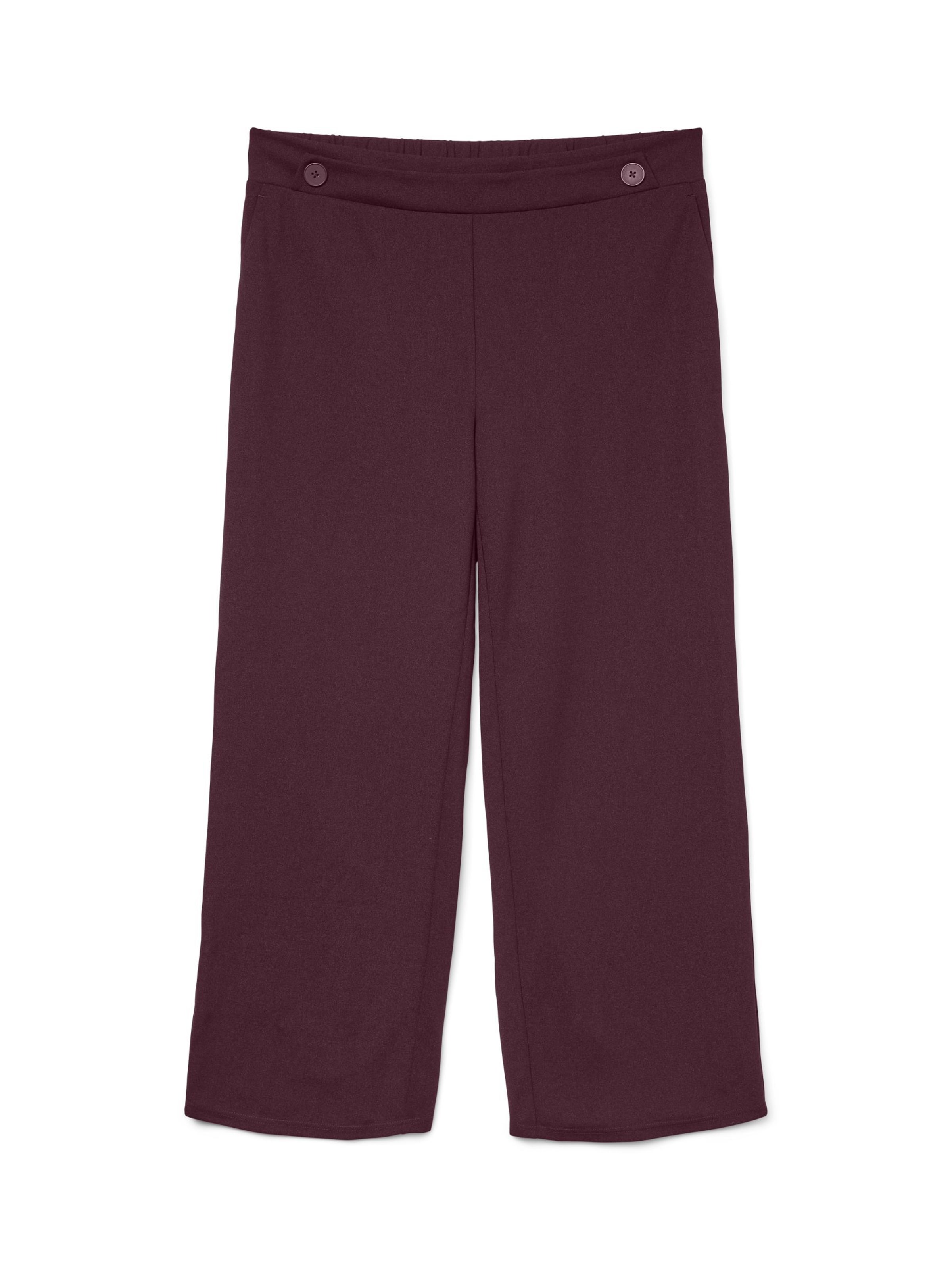 Wide leg Pantaloni di Vero Moda Curve in rosso: frontale