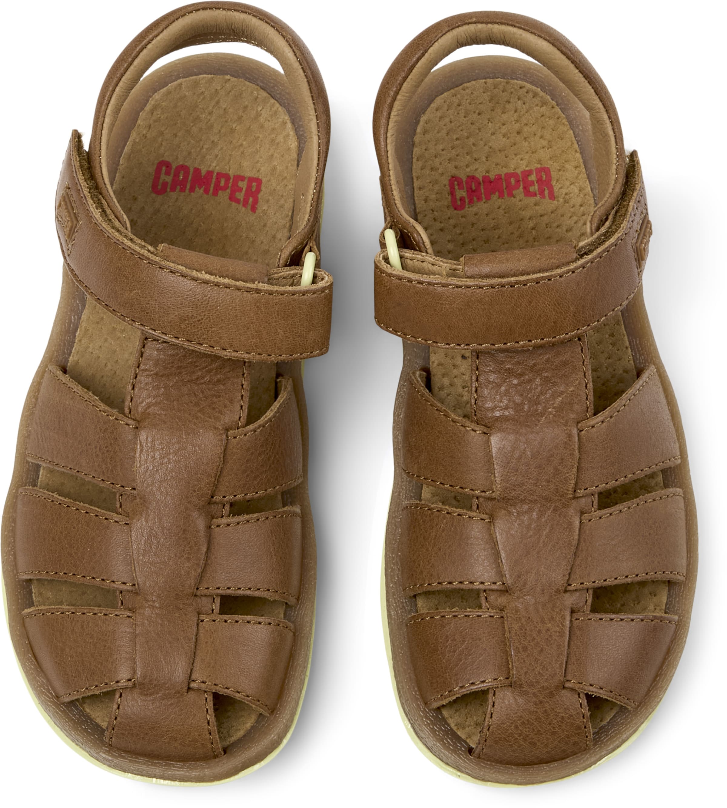 CAMPER Open schoenen 'Bicho' in Bruin