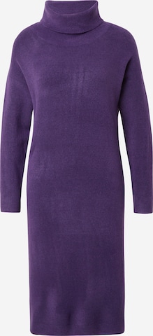 Cartoon Knitted dress in Purple: front