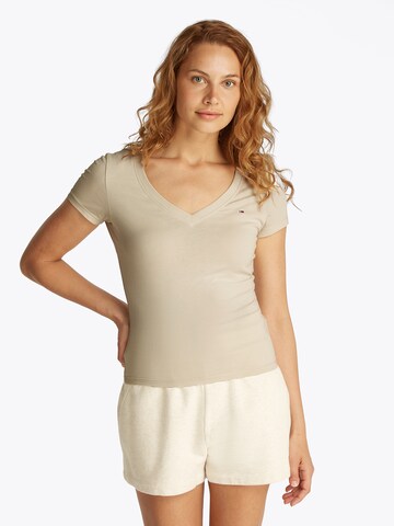 Maglietta di Tommy Jeans in beige: frontale
