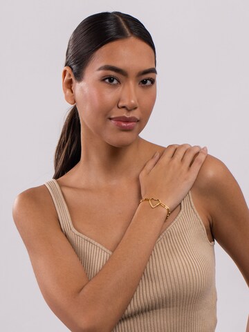 PURELEI Armband 'Palekana Heart' in Goud: voorkant